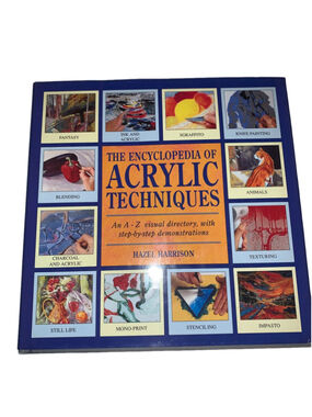 Running Press The Encyclopedia of Acrylic Techniques Art Book One Size Blue